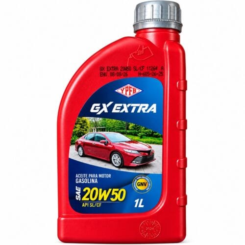 YPFB GX EXTRA SAE 20W50 SL - CAJA 12X1 (12 L)